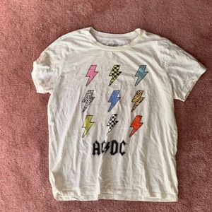 Only worn once, ac dc tee shirt from target
